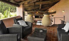 Villa Fiori 1 | Gemütlicher Loungebereich auf der oberen Terrasse Gemütlicher Loungebereich auf der oberen Terrasse