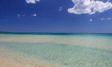 Strand vor dem Haus