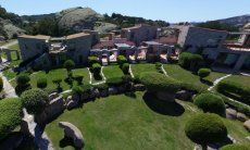 Villa Domus 9d | Anlage Domus di Pitrizza von oben Luftansicht der Anlage Domus de Pitrizza