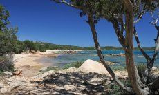 Strand Cala di Volpe, nur 16 km. entfernt 