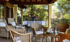 Villa Le Poiane | Loungebereich auf der Terrasse Loungebereich auf der Terrasse