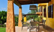 Apartment Orchidea-A | Terrasse mit Zuganng zum Garten Terrasse mit Schatten