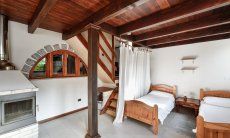 Villa Philippine | Schlafzimmer 4 im Untergeschoss mit 2 Betten Untergeschoss mit 2 Betten