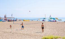 Beachvolley am Strand von Torresalinas