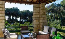Villa Pola | Blick durch Pinien bis zum Meer Blick durch Pinien bis zum Meer