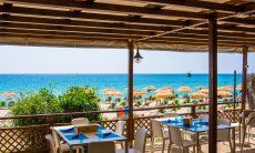 Restaurant direkt am Strand von Costa Rei