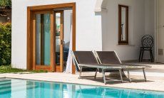 Villa del Campo | Vom Wohnzimmer in den Pool Villa del Campo, Is Molas, Pula