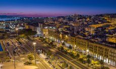 Cagliari by night, Südsardinien