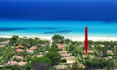 Villa Chiara | Lage der Villa ganz nah beim Strand Costa Rei von oben