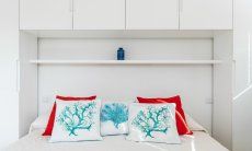 Villa Sandra 43 | Doppelbett vom Schlafzimmer 3 Hausdarstellung