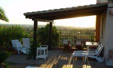 Villa Ulivi 27 | Terrasse mit Liegestühle und Meerblick V. Ulivi 27