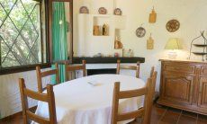 Casa Meloni 1 | Essbereich mit Blick in den Garten Essbereich