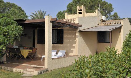 Terrasse und Garten von Villa Serena, Costa Rei