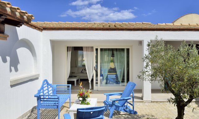 Villa Campidano 20 | Geschützter Innenhof mit Olivenbaum - eine besondere Attraktivität der Bauernhäuser im Campidano Innenhof von Villa Campidano 20 im kampidanesischen Stile