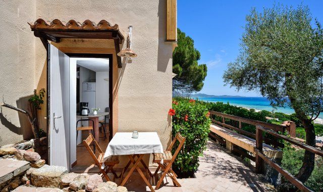Apartment Nido 4 | Eingang und Meeblick Urlauben Sie günstig