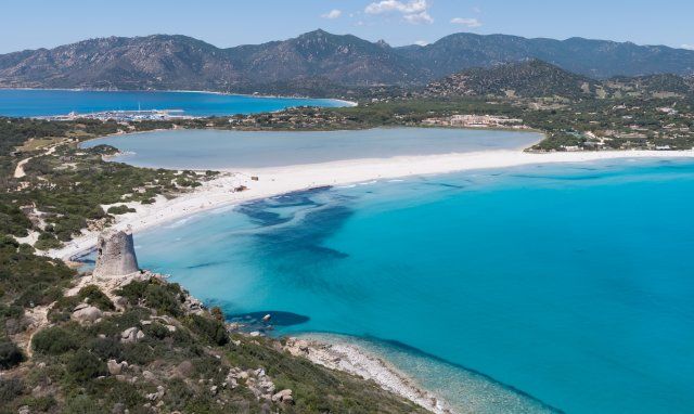 Villasimius, Mai 2020 Villasimius, Strand