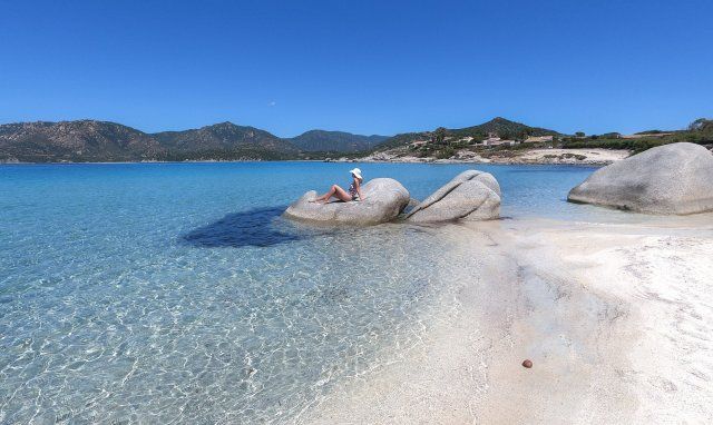 Villasimius, Strand